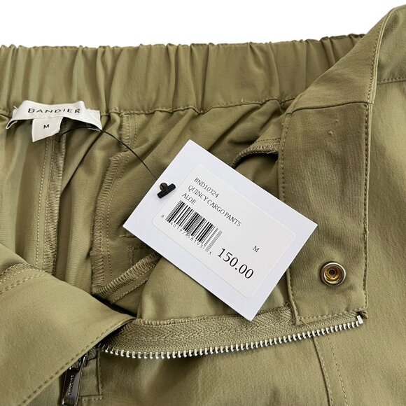 Bandier Womens‎ Quincy Cargo Wide Leg Pants Tan Size Medium Utility Streetwear - Picture 7 of 13